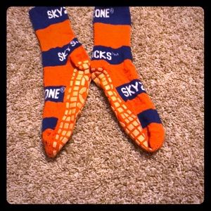 Authentic sky zone socks used once
